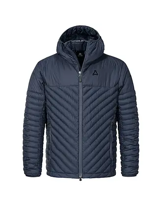 SCHÖFFEL | Iso Giacca da uomo con cappuccio e piumino Cascata | dunkelblau